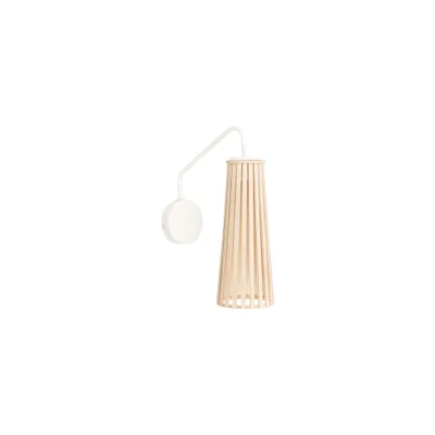 Zdjęcie produktu dla Kinkiet DOVER jasne drewno-biały 1xGU10x35W drewno wym:37x12x27cm IP20 Nowodvorski Lighting