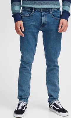 Immagine prodotto di Blend BHTwister pantaloni jeans da uomo denim con passanti per cintura tasche a fessura leggermente elasticizzate misto cotone vestibilità regolare