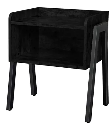 Produktbild von Hoppa! | Beistelltisch | Schwarz - Holz - 46 x 35 x 52 cm