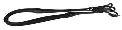 Produktbild von Zügel Gummizügel Gurtzügel schwarz oder braun QHP ARBO-INOX® Größe - Full Warmblut Farbe - braun