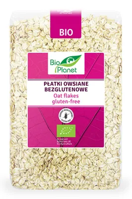 Obrázok produktu pre Płatki owsiane bezglutenowe ekologiczne 1 kg