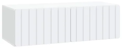 Produktbild von Wandmontierter TV-Schrank Weiß 98 x 41 x 30 cm Holzwerkstoff