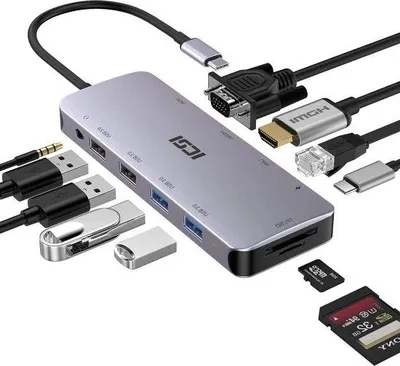 Obrázek produktu pro Adaptér Thunderbolt 3 11 v 1 s HDMI, USB, 100 W