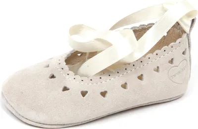 Immagine prodotto di E7824 ballerina culla bimba light grey TWIN-SET SIMONA BARBIERI shoe baby girl
