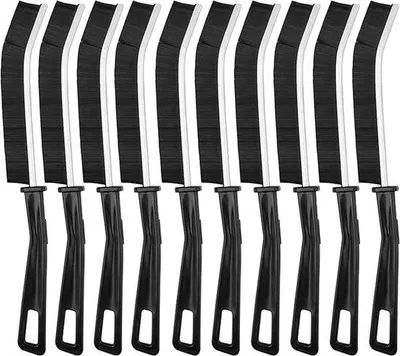 Immagine prodotto di Set di 10 spazzole con setole resistenti e manico per una pulizia accurata