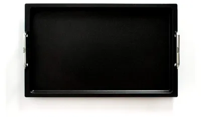 Produktbild von Grillplatte GN 1/1, 53 x 33 cm, 2 cm tief, mit Edelstahlgriffen, Aluguss, Nicht-Induktion, Lotan® Antihaft-Beschichtung
