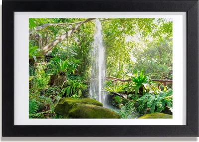 Produktbild von Bild 30x20 MDF-Rahmen, Wandkunst Wasserfall