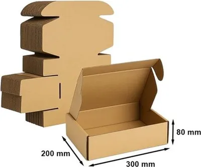 Produktbild von Paket – Karton 300 x 200 x 80 mm – 10 Stück