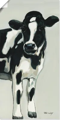 Produktbild von ARTland Poster Kuh Größe: 50x100 cm
