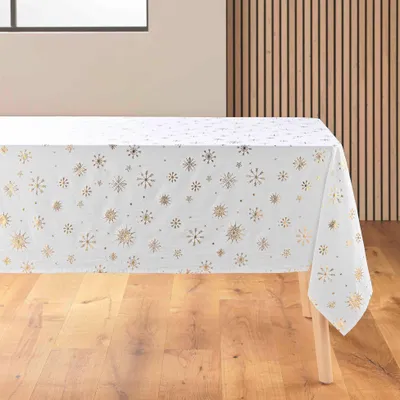 Obrázok produktu pre Obdĺžnikový obrus so zlatým lemovaním, 140 x 240 cm, ASTRELIA, červená