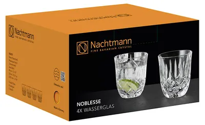 Immagine prodotto di Nachtmann Noblesse Wasserglas, 4er Set, Trinkglas, Becher, Kristallglas, 235 ml, 106707