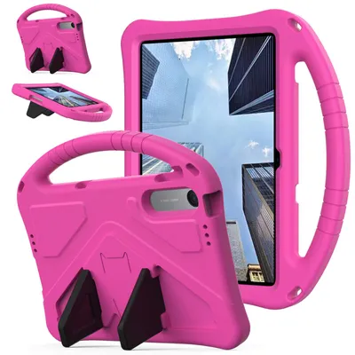 Produktbild von Kinder Schutzhülle für Xiaomi Redmi Pad 2 9.7 2026 9,7", Leicht EVA-Schaum mit Griff Ständer Hülle Rosa