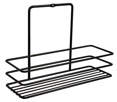 Produktbild von SEPIO Duschablage Schwarz, Badezimmer Organizer Ein Regal, Duschablage zum Hängen, Duschregal Organizer, Shower Shelf