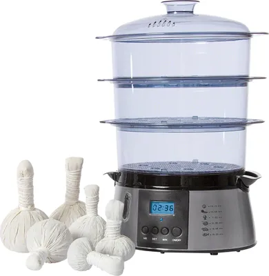 Produktbild von Kräuterstempel-Set, 7-tlg. inkl. Dampfgerät Exklusiv