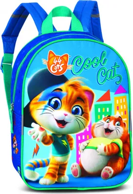 Image de sac à dos chats 44 6 litres bleu