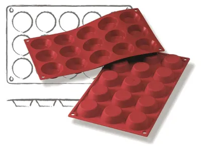 Produktbild von Backformen, 295x175x17 - 15 Formen