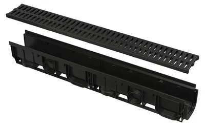 Immagine prodotto di Alcadrain AVZ102-R501, canalina di drenaggio da 100 mm