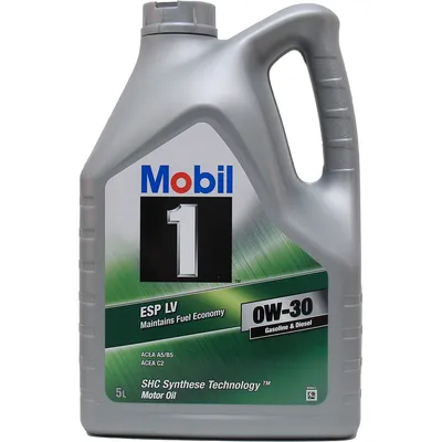 Produktbild von MOBIL 1 ESP LV für 0W-30 5 Liter Motoröl Motorenöl Vollsynthetisch Longlife-12 FE VCC 95200377 227.61 229.61 WSS-M2C920-A Öl