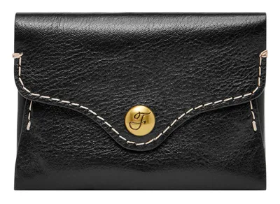 Produktbild von FOSSIL Kartenetui Heritage Card Case Black schwarz