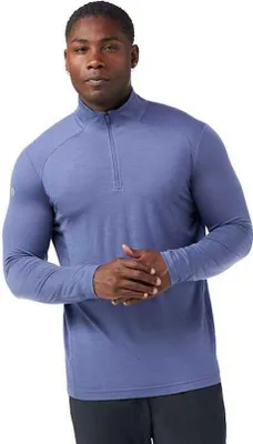 Produktbild von Smartwool Active Halbreißverschluss-sweatshirt Blau M Herren Blau M