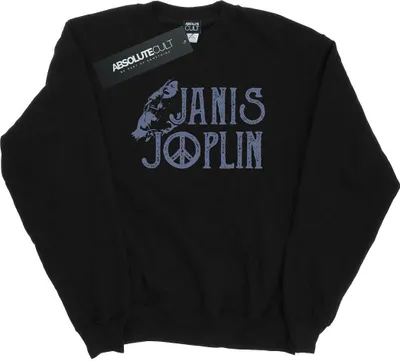 Produktbild von Janis Joplin - Sweatshirt für Herren BI49331 (S) (Schwarz)