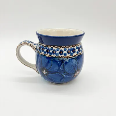 Produktbild von Becher Handgefertigte Bunzlauer Keramik Tasse, Becher 200 ml