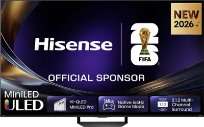 Produktbild von Hisense 55U7DS Pro sw Mini LED-TV UHD,Multituner,BT,Smart,165Hz,HDR IQ,DV