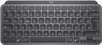 Produktbild von Logitech Master MX Keys Mini, Mini, Kabellos, RF Wireless + Bluetooth, QWERTZ, LED, Graphit