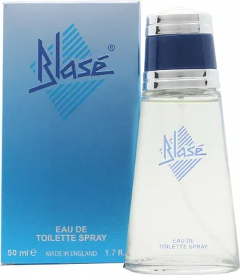 A bottle of Eden Classics Blasé Eau de Toilette and its packaging are shown against a white background.