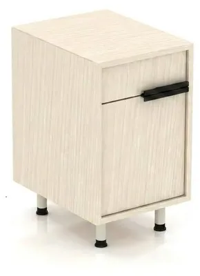 Obrázek produktu pro Moderní komoda, bílá barva. Kvalitní noční stolek, stylový design. Vhodné do kanceláře