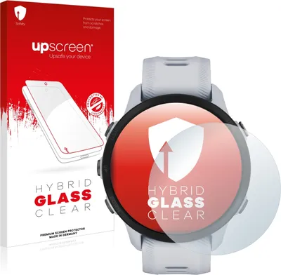Produktbild von upscreen Schutzglas für Garmin Forerunner 955 Schutzfolie Panzer Folie Glas Display Schutz klar