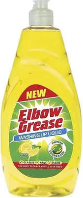 Produktbild von Elbow Grease | Spülmittel - Zitronenduft - 600ml - Extra Stark Fettlösend - Für strahlend sauberes Geschirr