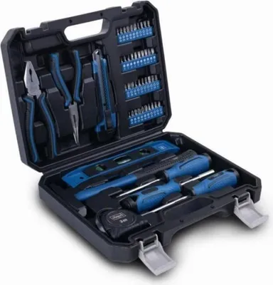 Image de Jeu d'outils Scheppach WZK49 Bleu Noir 50 pièces