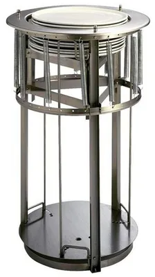 Productafbeelding van Inbouw schaaldistributeur KBS Neutral voor schalen met een diameter van 240-340 mm, roestvrij staal
