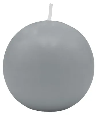 Produktbild von Kugelkerzen Silbergrau Ø 50 mm, 16 Stück