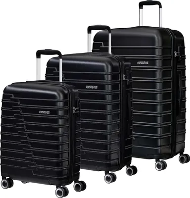 Produktbild von American Tourister Trolley Activair 3 PC Set A Universe Black schwarz 76cm