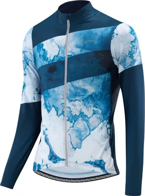 Produktbild von Löffler Radtrikot Langarm M Bike L/s Trikot Floes-Blau