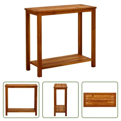 Obrázek produktu pro The Living Store zahradní konzolový stolek 80x35x75 cm z masivního dřeva akácie