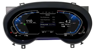 Obrázek produktu pro Digitální palubní panel – Digitální přístrojová deska – Virtuální kokpit – LCD displej