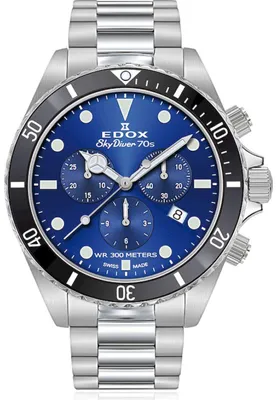 Productafbeelding van Edox herenhorloge, model 10238 3NM BUI