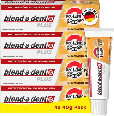 Image de Crème fixatrice Blend-a-Dent Plus 4 x 40 g