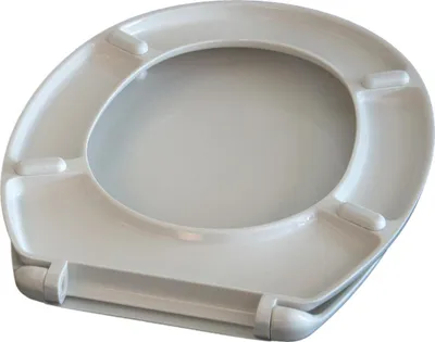 Obrázok produktu pre MSV Design WC sedátko, automatický spúšťací mechanizmus, Fast Fix/rýchle upevnenie, upevnenie tlačidlom, WC sedátko WC kryt WC sedátko "World" biele
