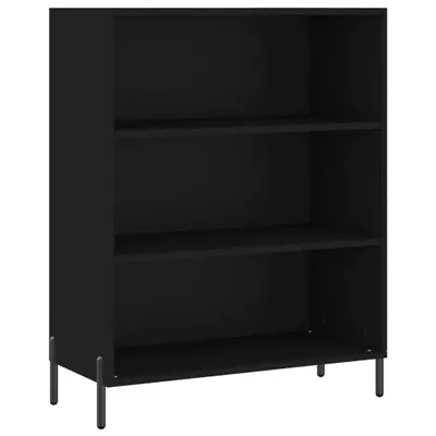Immagine prodotto di Scaffale Nero 69,5x32,5x90 cm in Legno Multistrato
