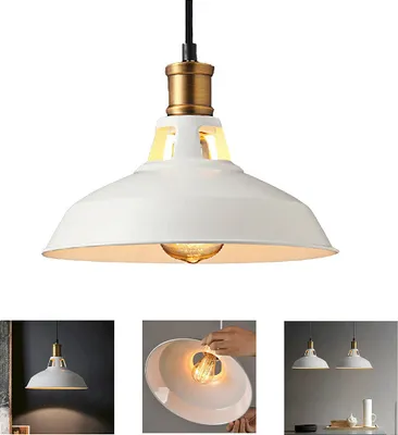 Produktbild von Hängeleuchten Retro-Industriestil Deckenlampe,E27,Ohne Lichtquelle,Φ27*25 mm