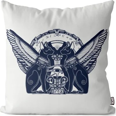 Produktbild von VOID Ägypten Katzen Wächter Kissenbezug Kissenhülle Sofakissen Kissen Deko Outdoor-Kissen Dekokissen