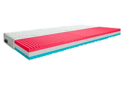 Obrázok produktu pre Kondela Obojstranný penový matrac Caroli 160x200 cm - biela