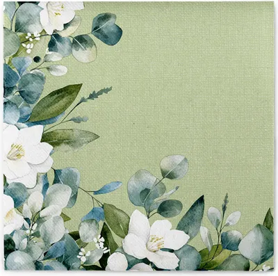 Produktbild von MANK Serviette Maxime aus Linclass® Airlaid, 40 x 40 cm, 50 Stück - Floral