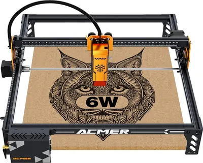 Obrázok produktu pre Laserový gravírovací stroj, vysoká presnosť, všestranná kompatibilita s materiálmi, P1 S Pro, 6 W, zástrčka EÚ