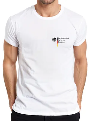 Produktbild von Bundesinstitut für lecker Bierchen Bierliebhaber Geschenk Malle Herren T-Shirt, Weiß, M