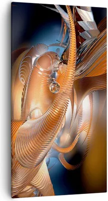 Produktbild von Bild auf Leinwand - Leinwandbild - Grafik konzept abstraktion - 55x100cm - Wand Bild - Wanddeko - Leinwanddruck - Bilder - Kunstdruck - Wanddekoration - Leinwand bilder - Wandkunst - PA55x100-2332
